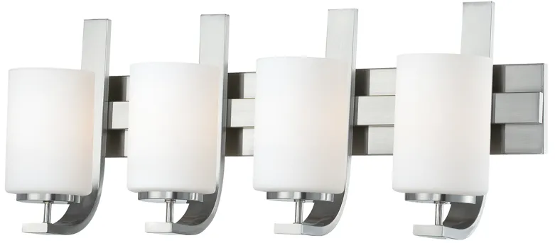 Pendenza 27" Wide 4-Light Vanity Light - Brushed Nickel