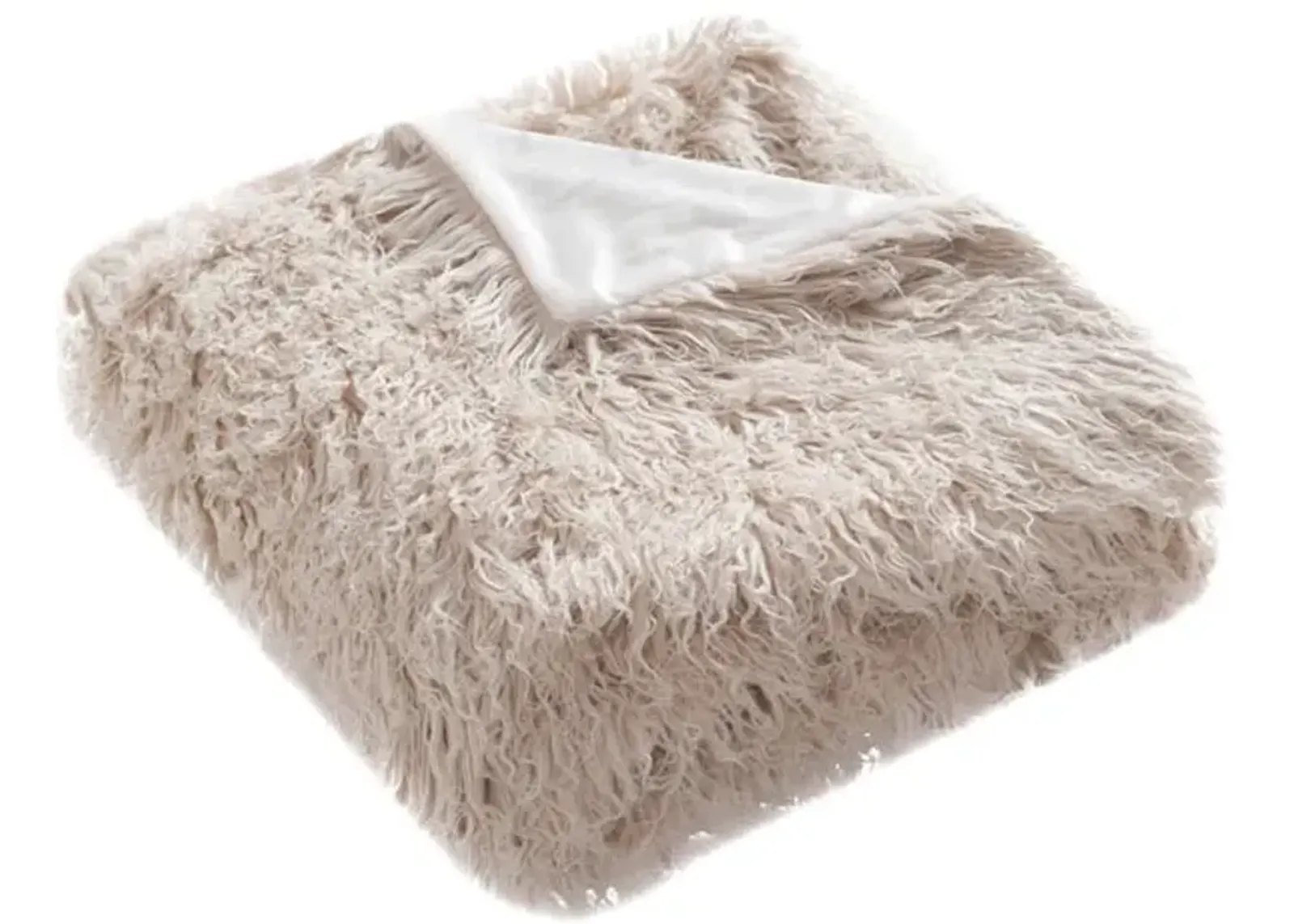 Faux Sheepskin Throw