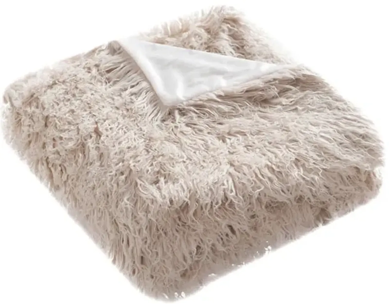 Faux Sheepskin Throw