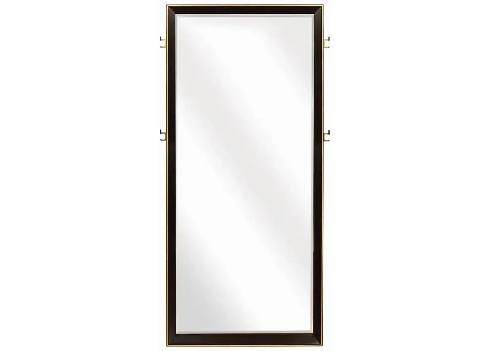 Darlene Floor Dresser Mirror Smoked Peppercorn