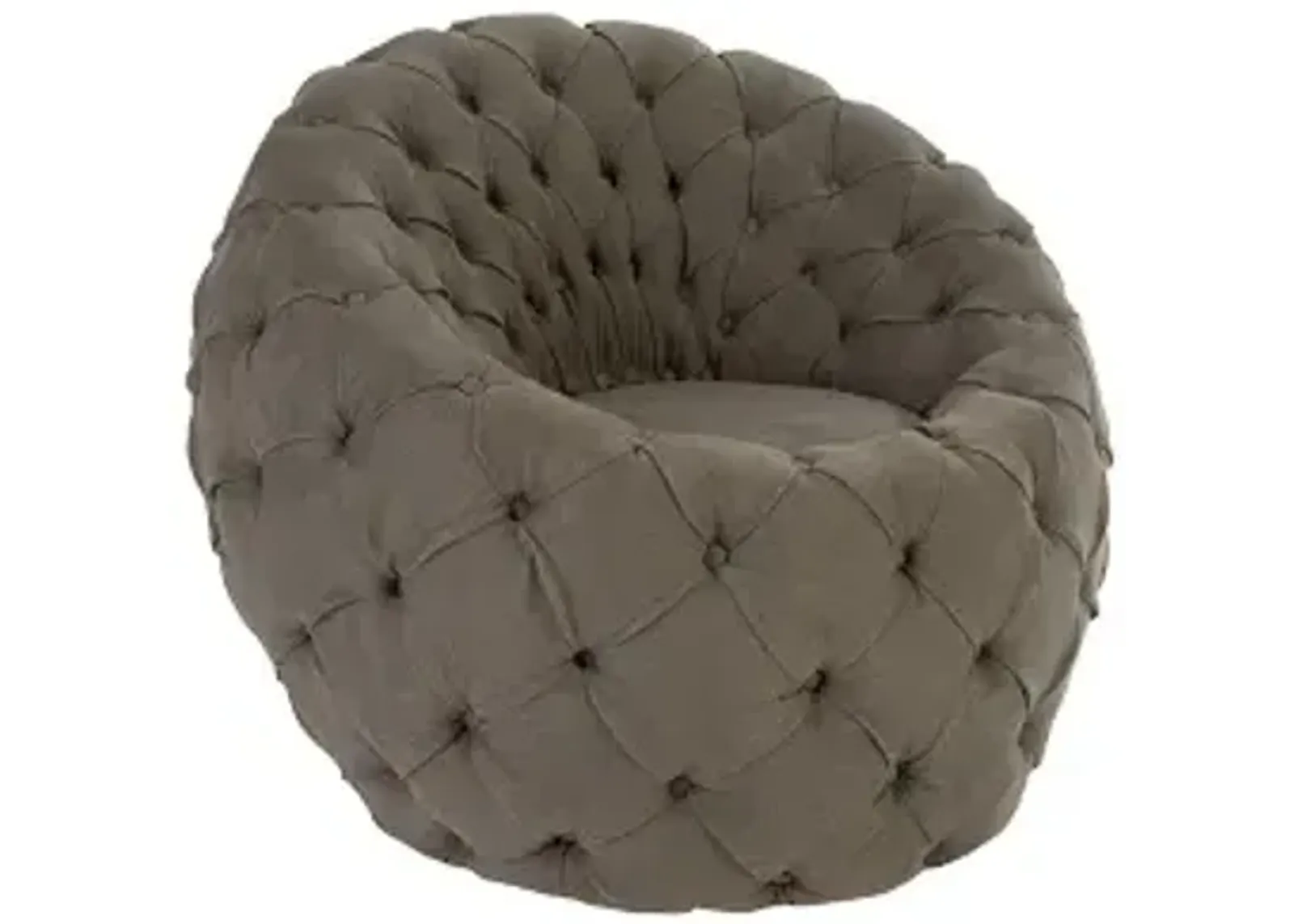 egg chair, ramie gray