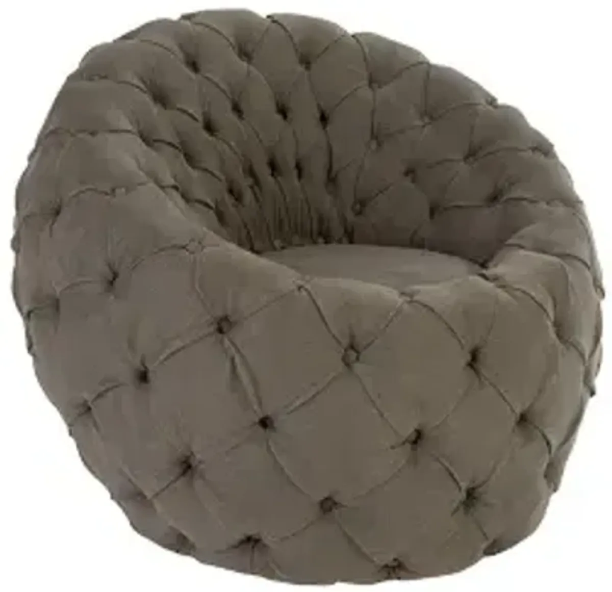 egg chair, ramie gray