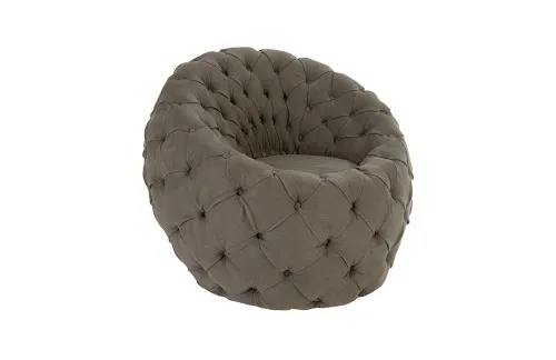 egg chair, ramie gray