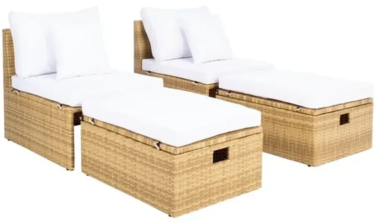 PRAMLA OUTDOOR SETTE WITH OTTOMAN