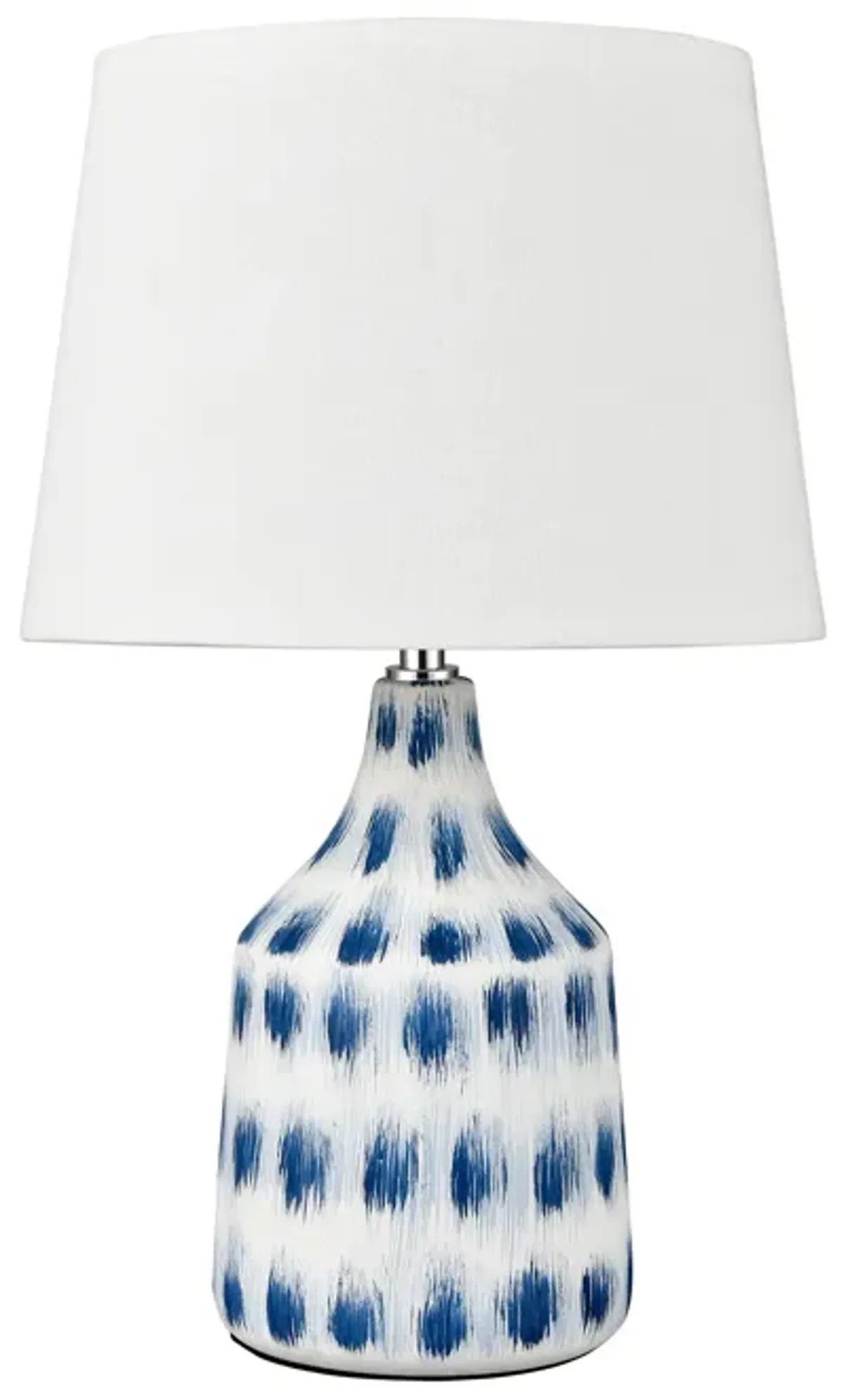 Colmar 18'' High 1-Light Table Lamp - Blue - Includes LED Bulb