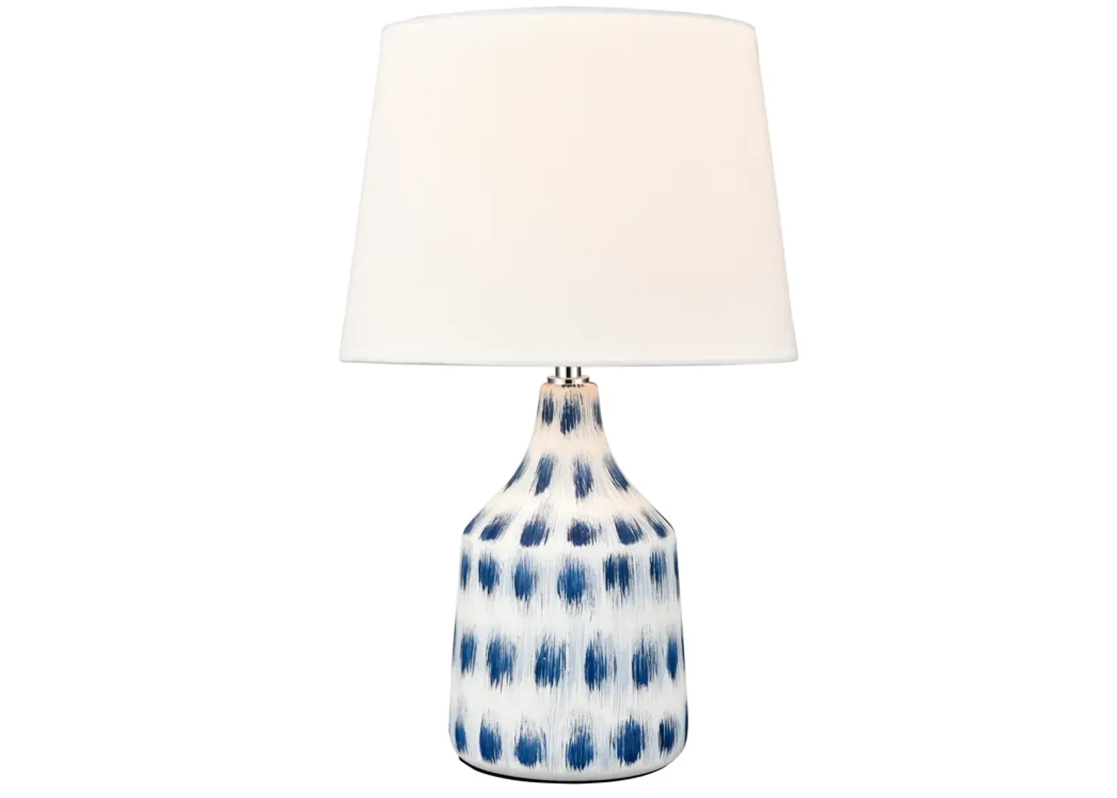 Colmar 18'' High 1-Light Table Lamp - Blue - Includes LED Bulb