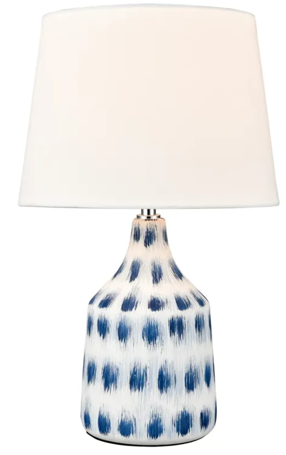 Colmar 18'' High 1-Light Table Lamp - Blue - Includes LED Bulb