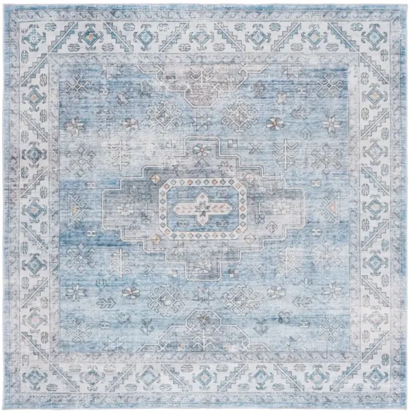 ARIZONA 242 BLUE  6' x 6' Square Square Rug