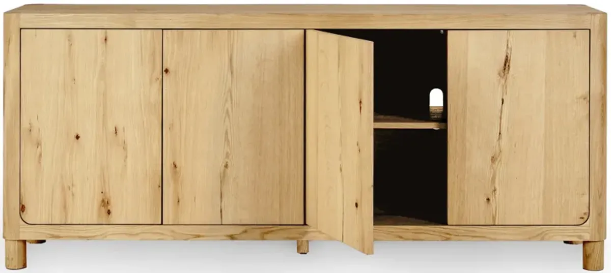 Orlando 4-Door Sideboard Natural