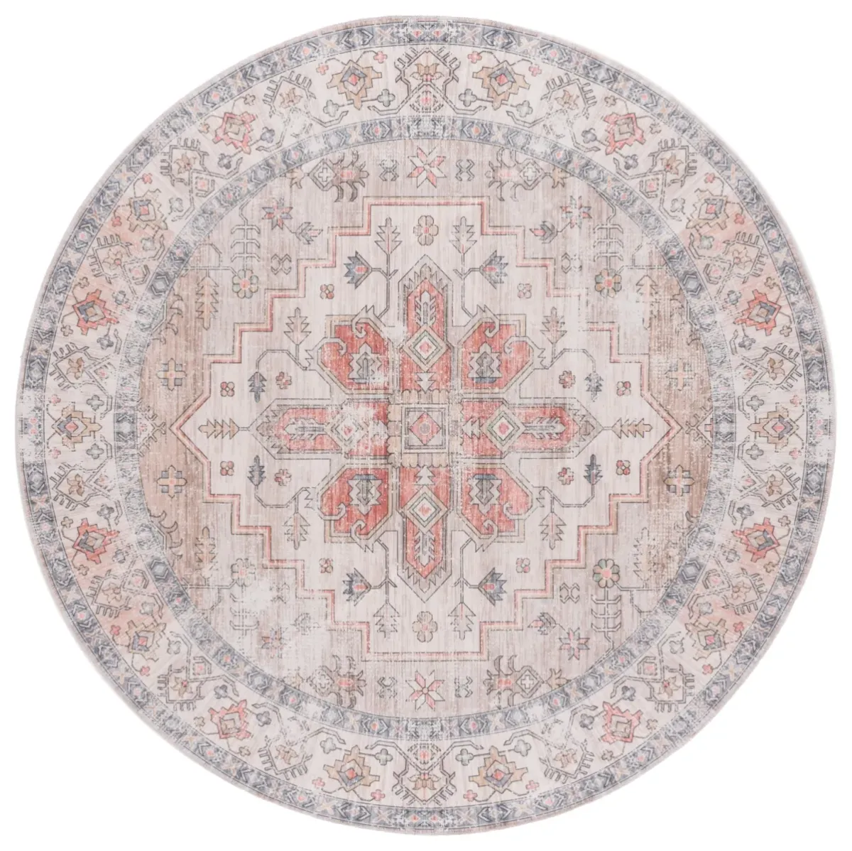 ARIZONA 243 SAGE  6' x 6' Round Round Rug