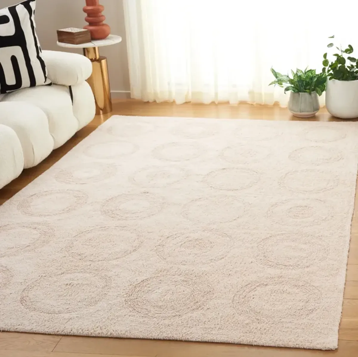 EASY CARE 214 IVORY 8' x 10' Large Rectangle Rug