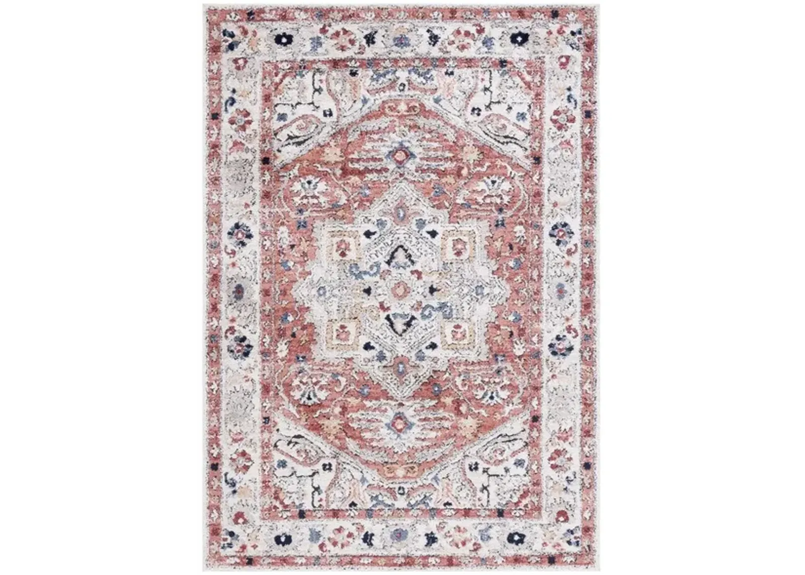 LUNA 100 Orange 4'-5' x 6'-5' Medium Rectangle Rug