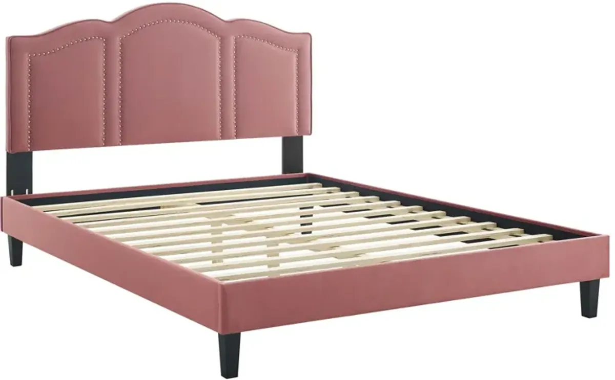 Emerson Performance Velvet King Platform Bed