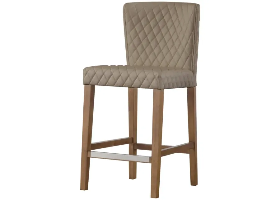 Albie Diamond Stitching Counter Stool