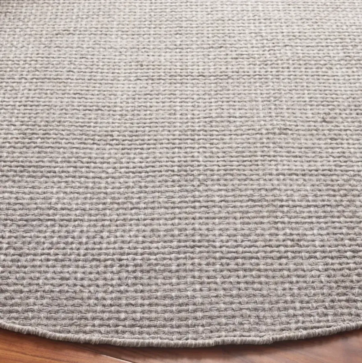 MONTAUK 476 LIGHT GREY 6' x 6' Round Round Rug