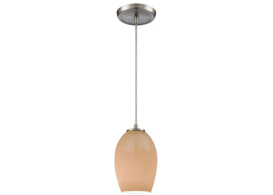 Villiska 5" Wide 1-Light Mini Pendant - Satin Nickel