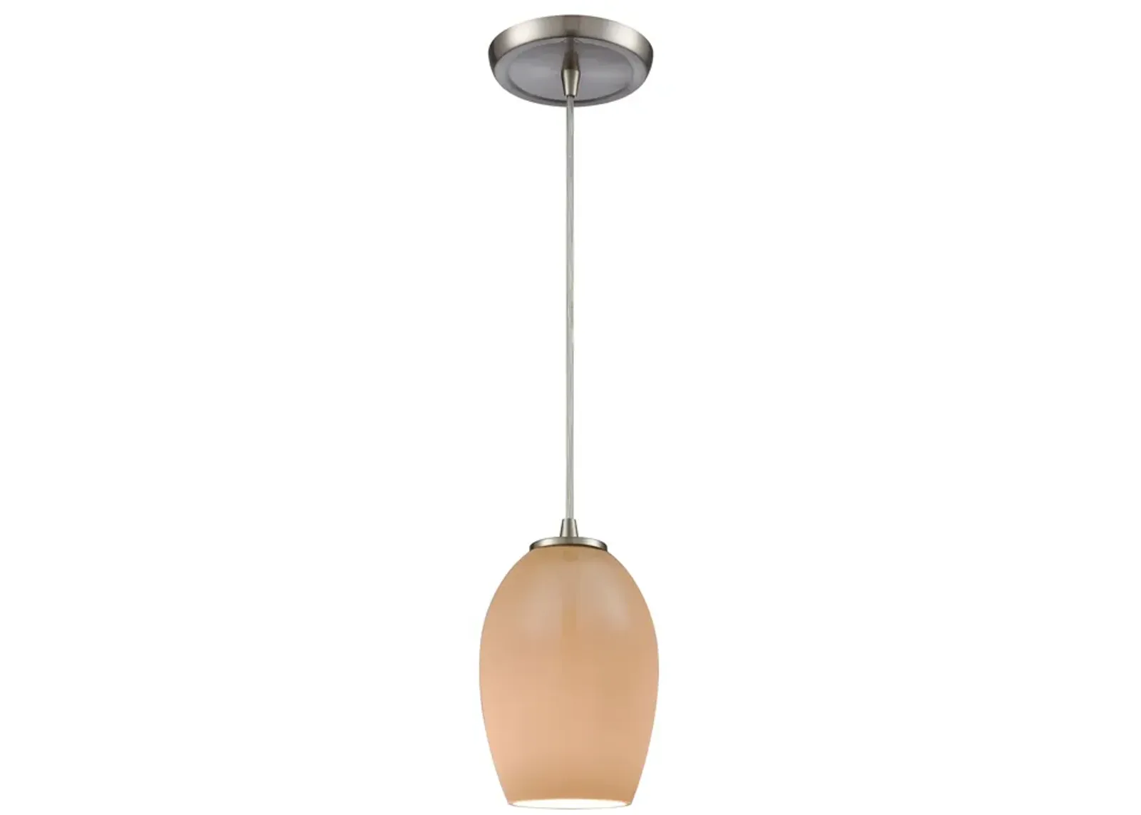 Villiska 5" Wide 1-Light Mini Pendant - Satin Nickel