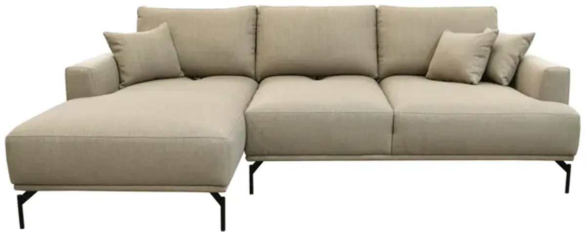 Valentino Adjustable Back Left Sectional