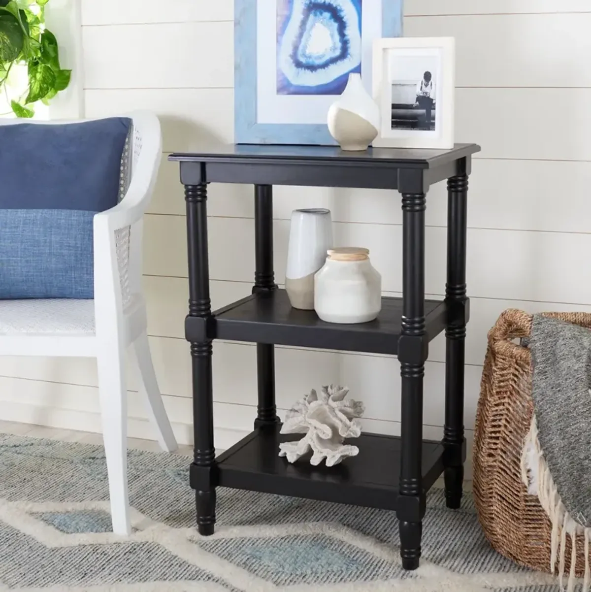 CASSIE 3 SHELF ACCENT TABLE