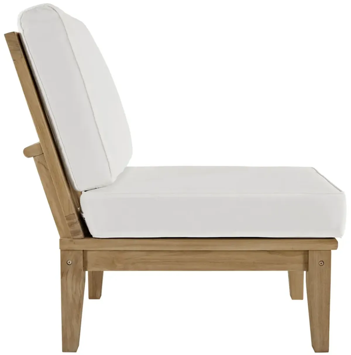 Marina Teak Armless Outdoor Chair