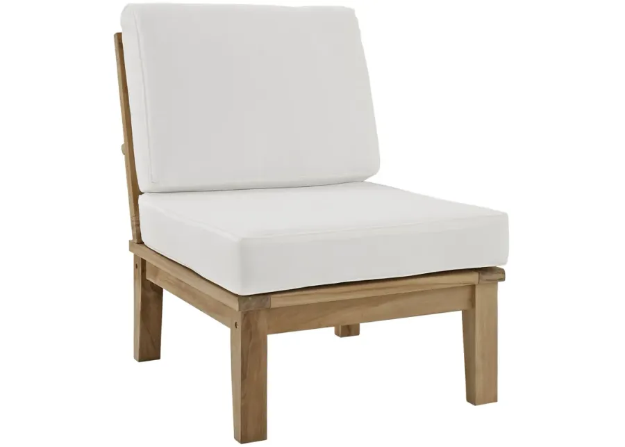 Marina Teak Armless Outdoor Chair