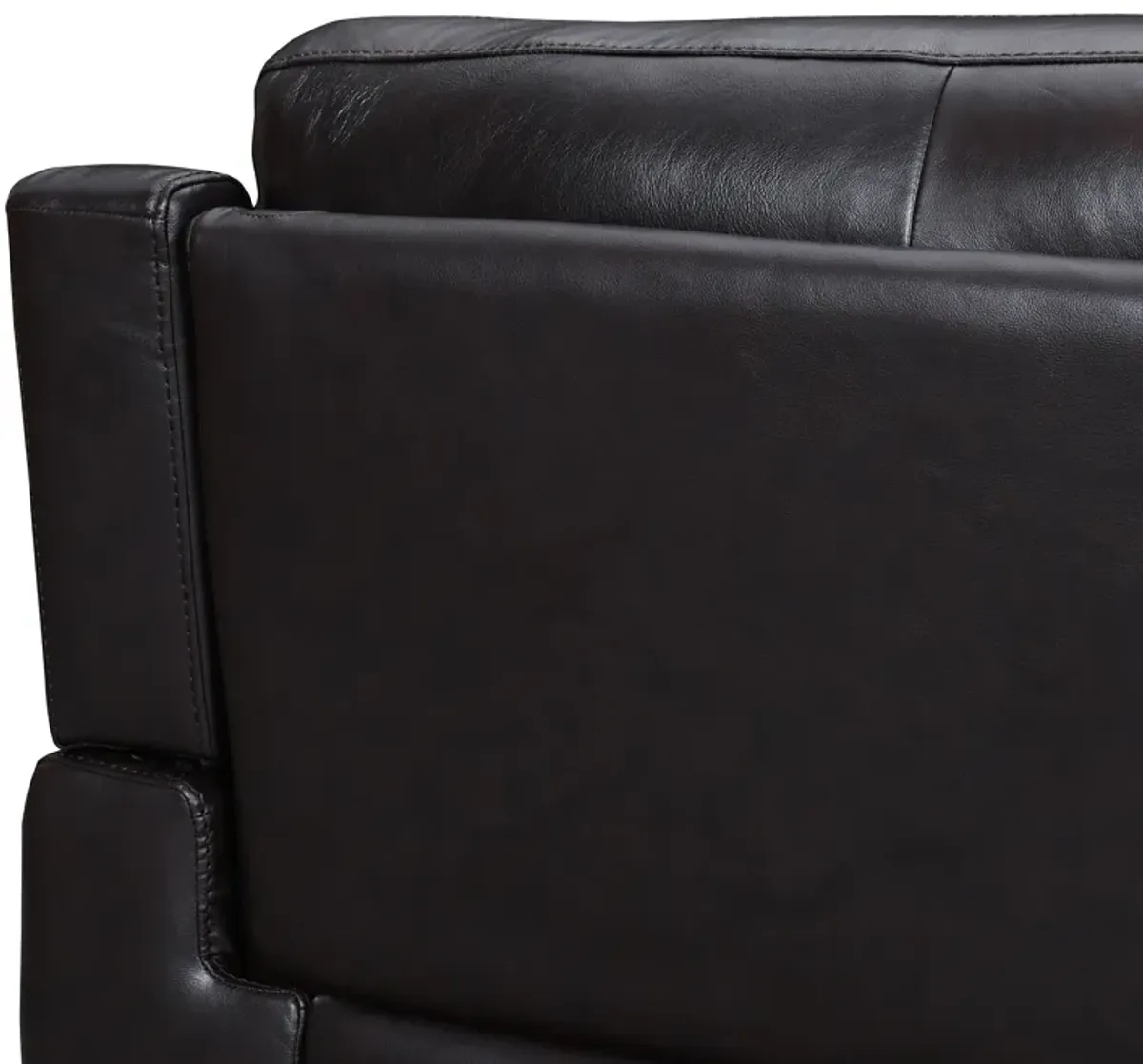 Lizette 65" Brown Leather Power Recliner Loveseat with USB