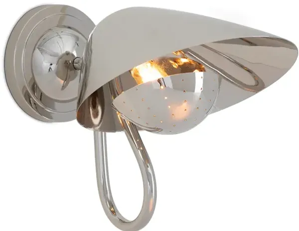 Keaton Sconce Single (Polished Nickel)