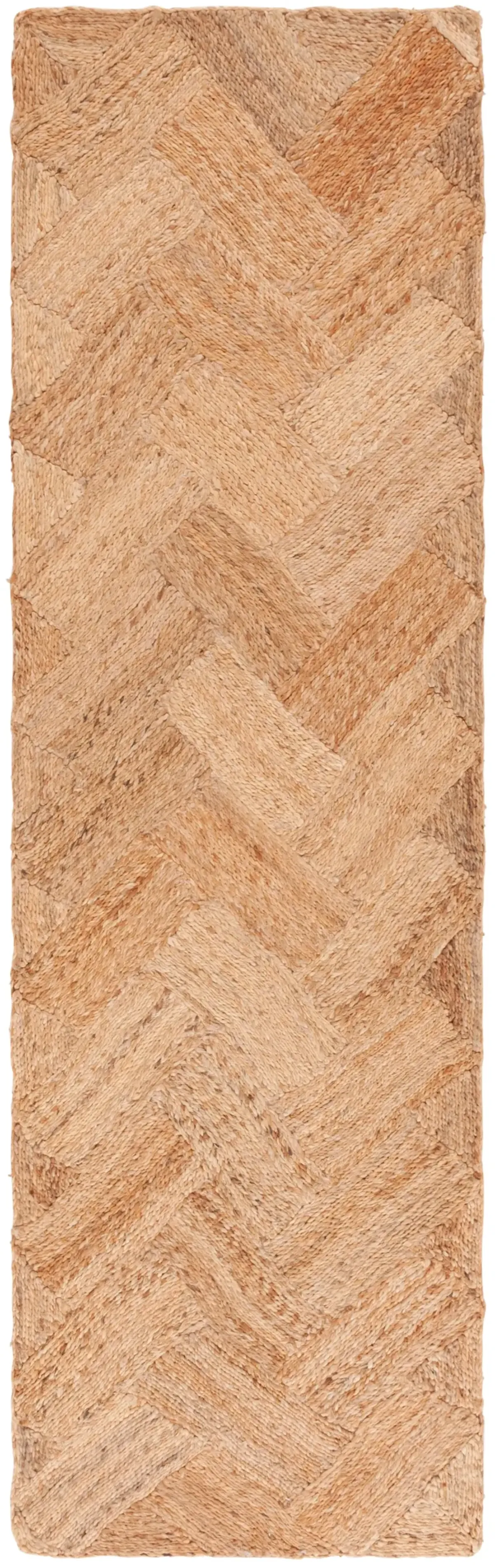 NATURAL FIBER 478 NATURAL 2'-3' x 8' Runner Rug