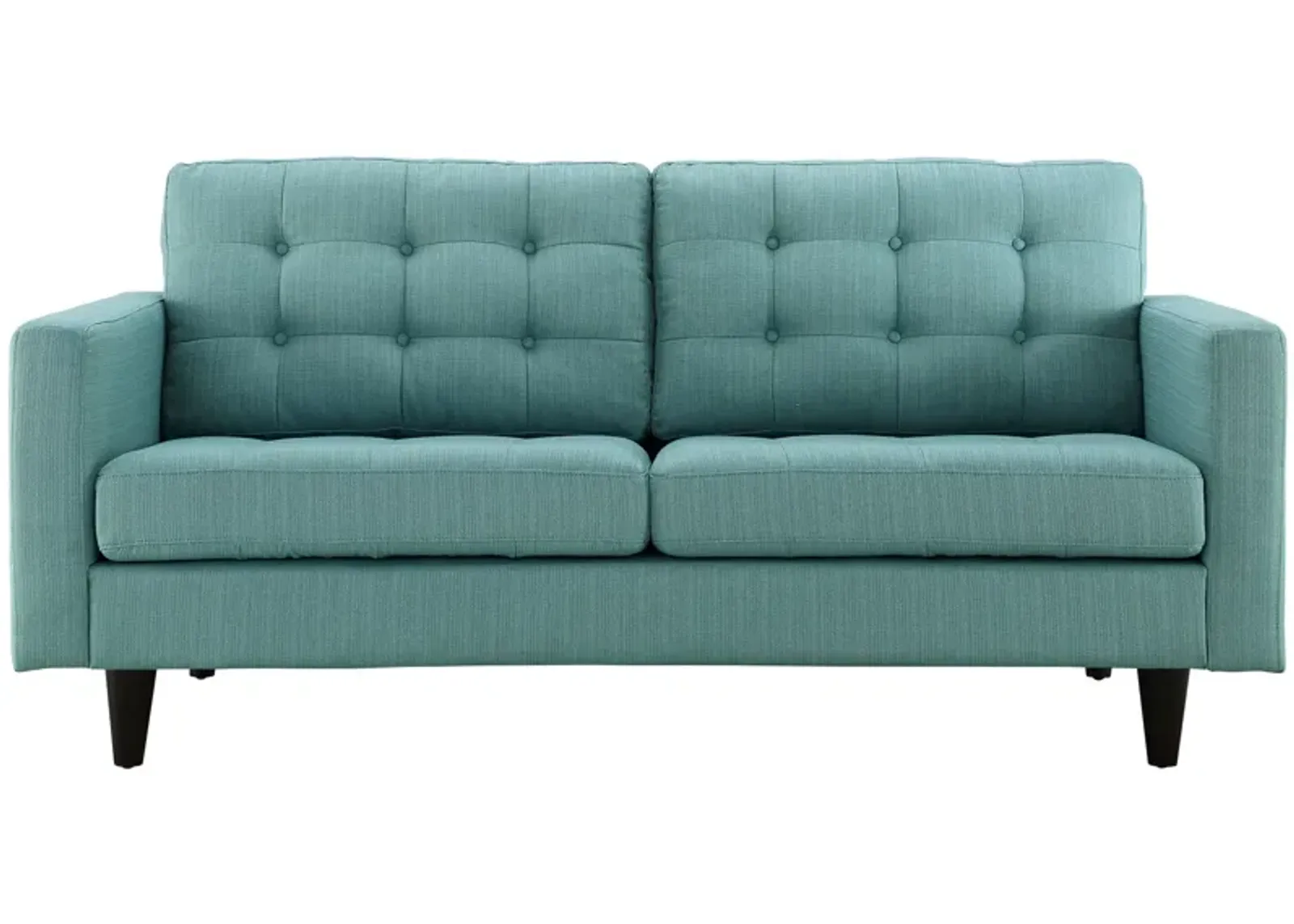 Empress Upholstered Fabric Loveseat