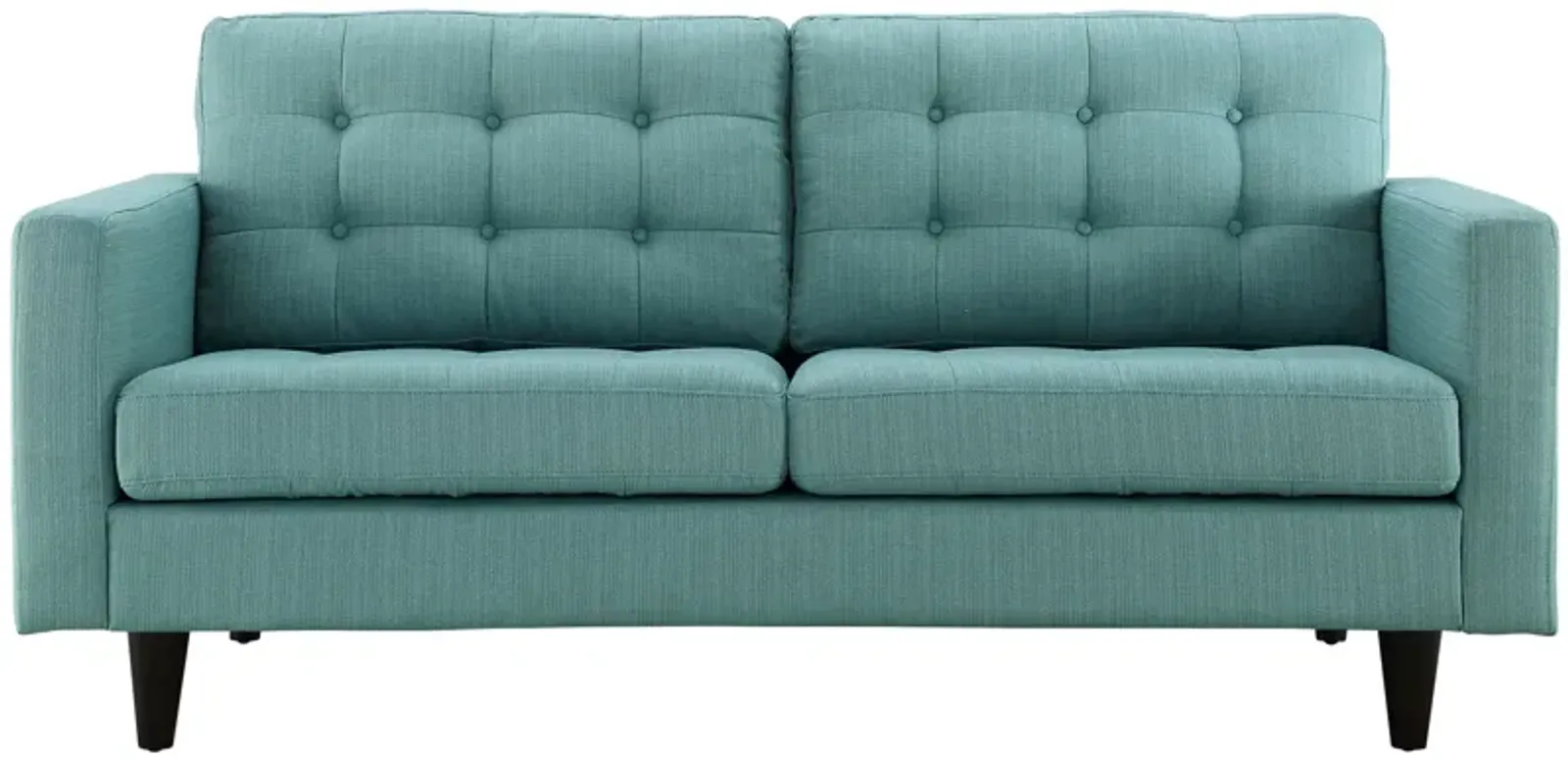 Empress Upholstered Fabric Loveseat