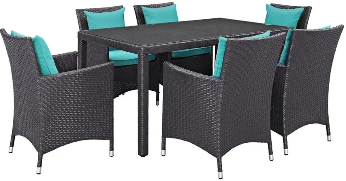 Convene 7 Piece Outdoor Patio Dining Set