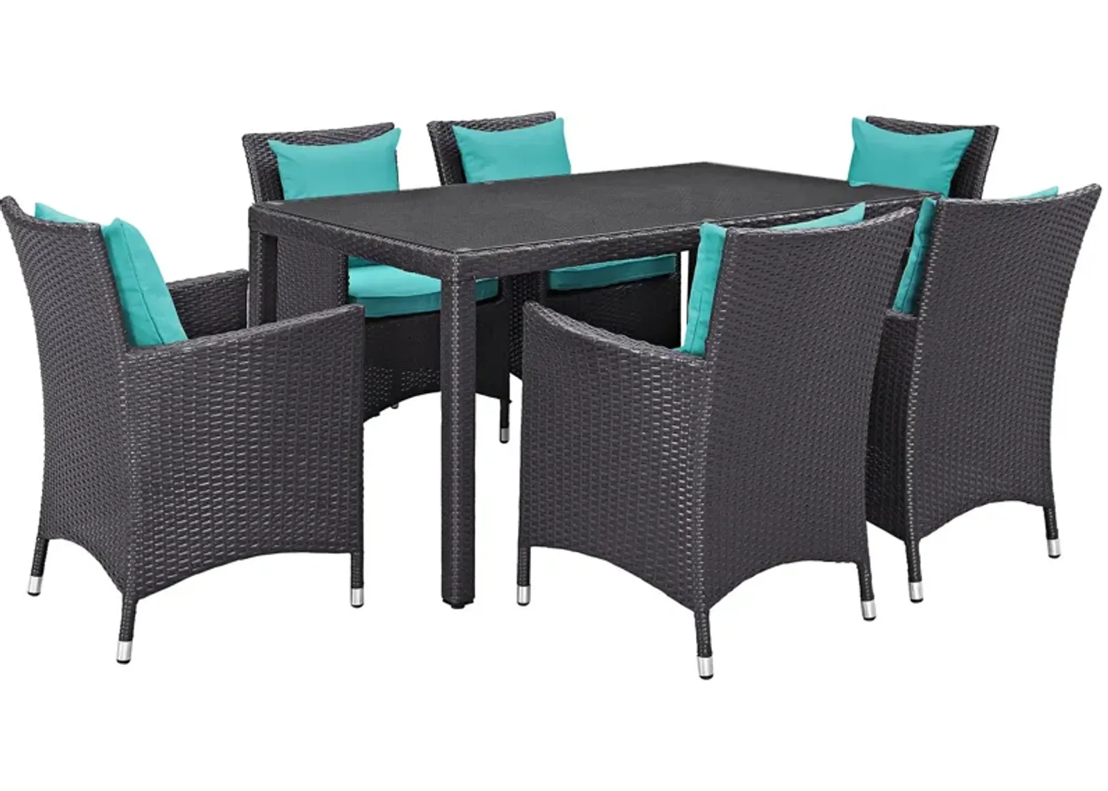 Convene 7 Piece Outdoor Patio Dining Set