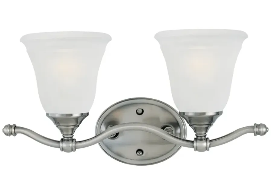 Harmony 16" Wide 2-Light Vanity Light - Satin Pewter