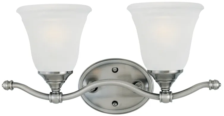 Harmony 16" Wide 2-Light Vanity Light - Satin Pewter