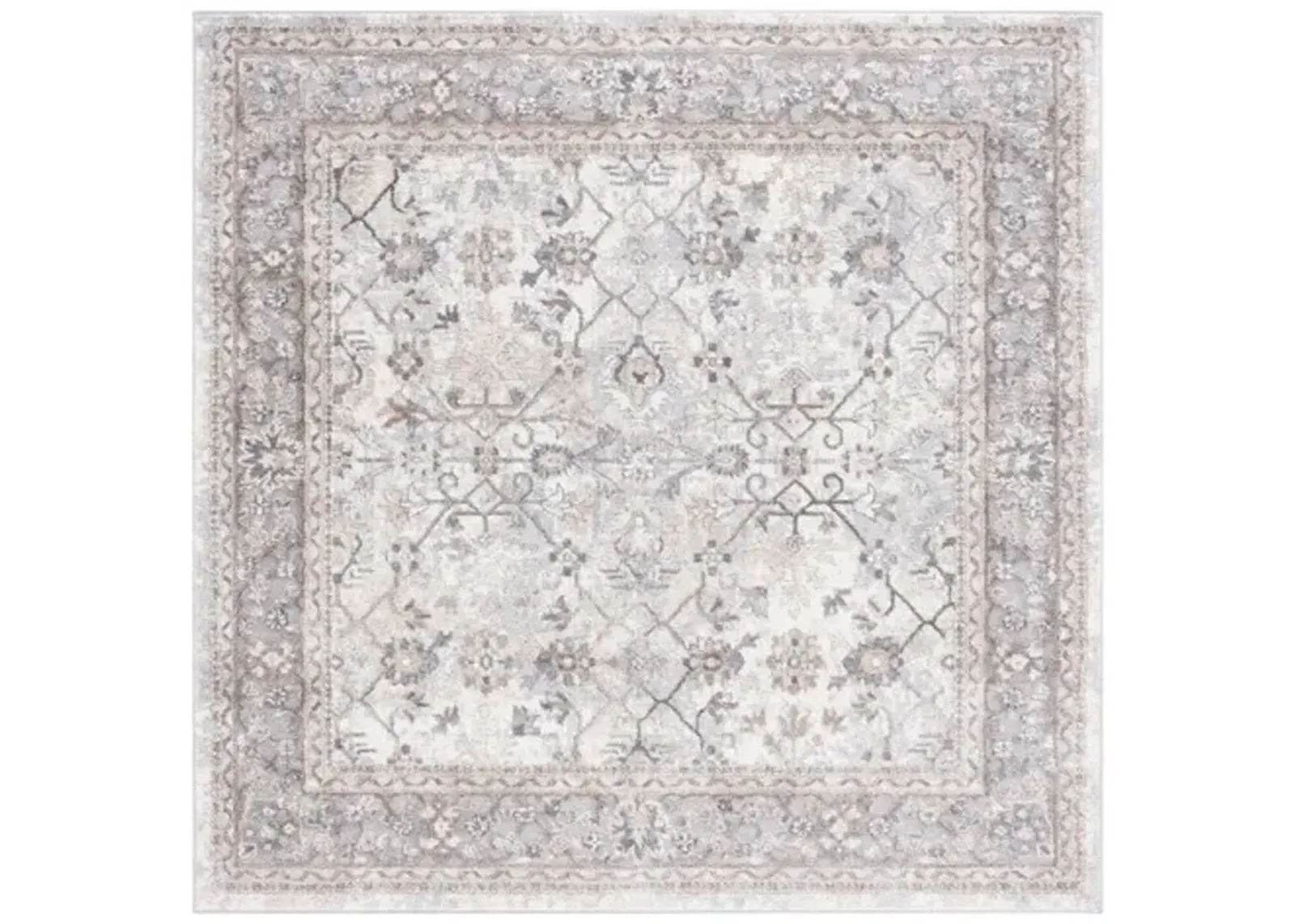 OPAL 462 Grey 6'-7' X 6'-7' Square Square Rug