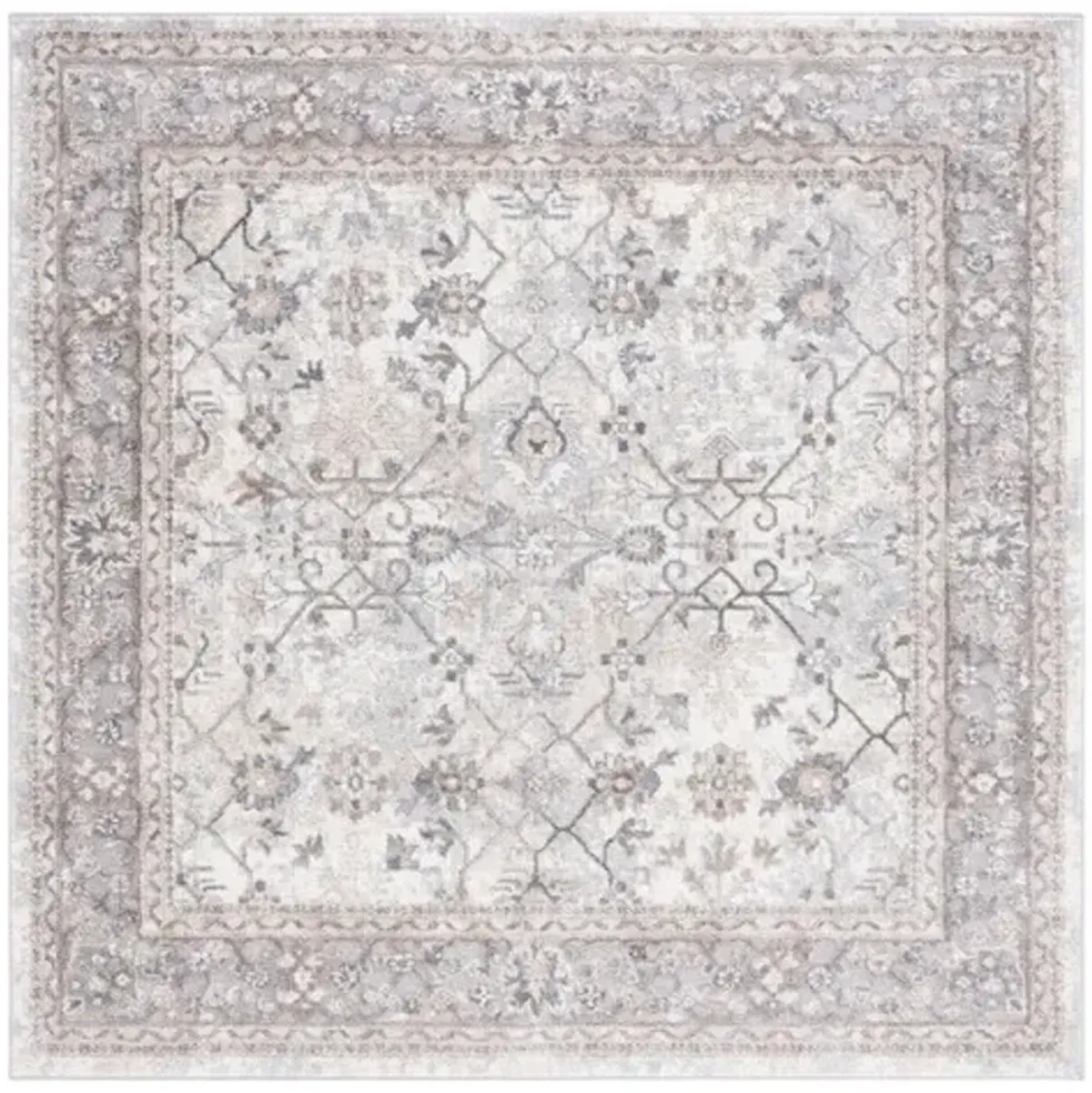 OPAL 462 Grey 6'-7' X 6'-7' Square Square Rug