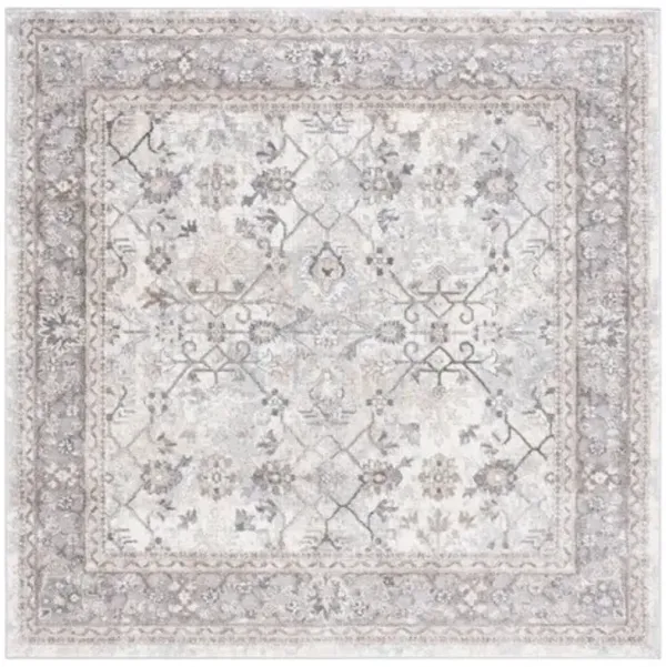 OPAL 462 Grey 6'-7' X 6'-7' Square Square Rug