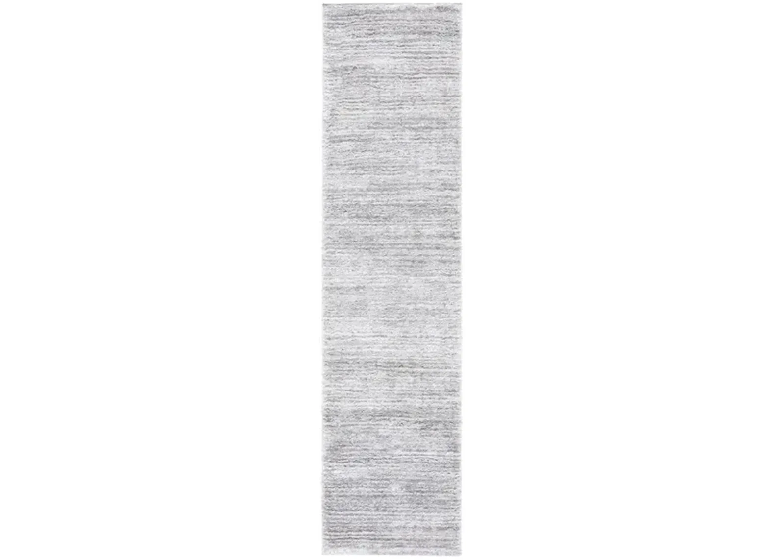 JASMINE SHAG 100 Grey  2' X 8' Runner Rug