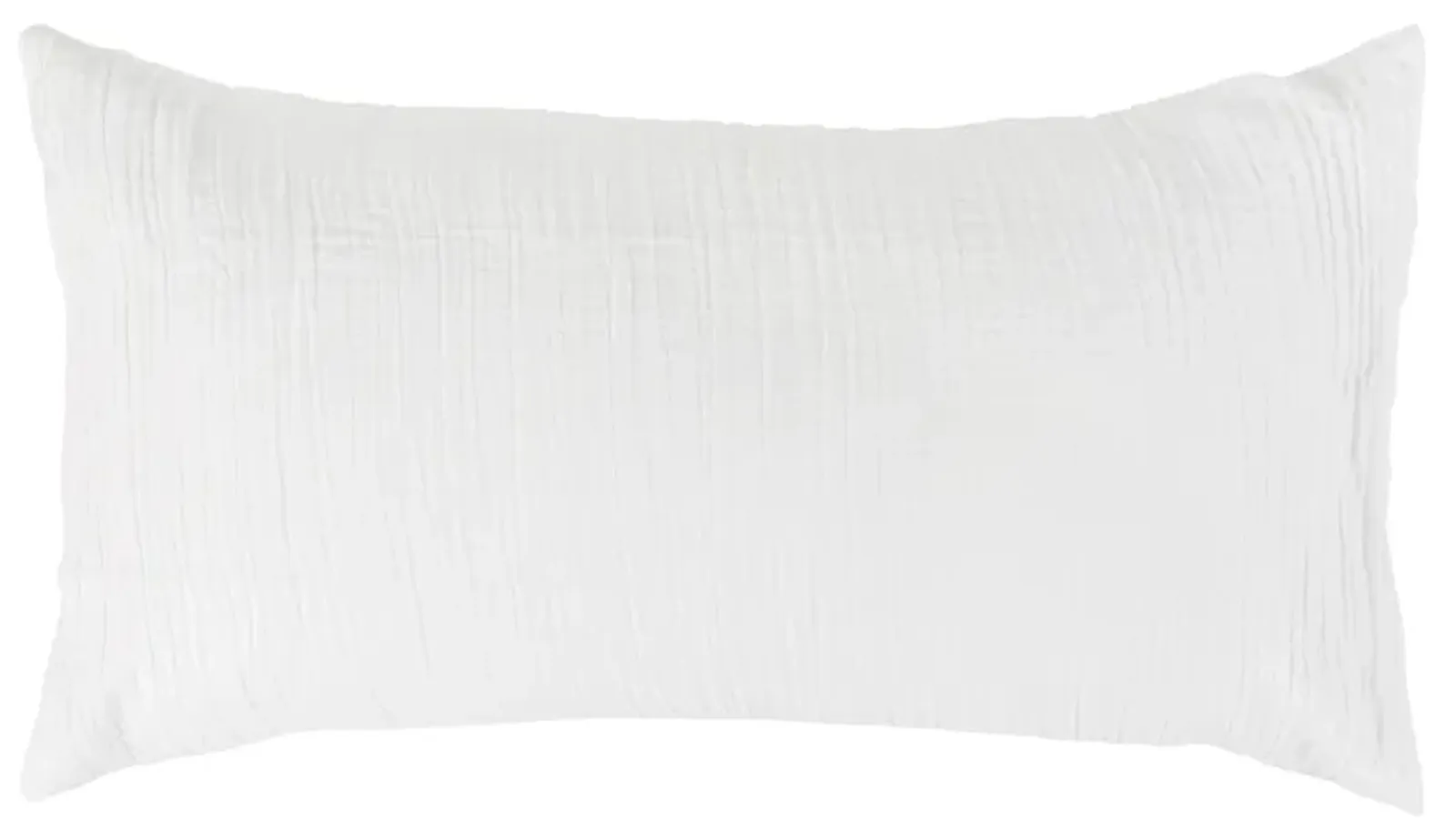 Camille White Linen Sham