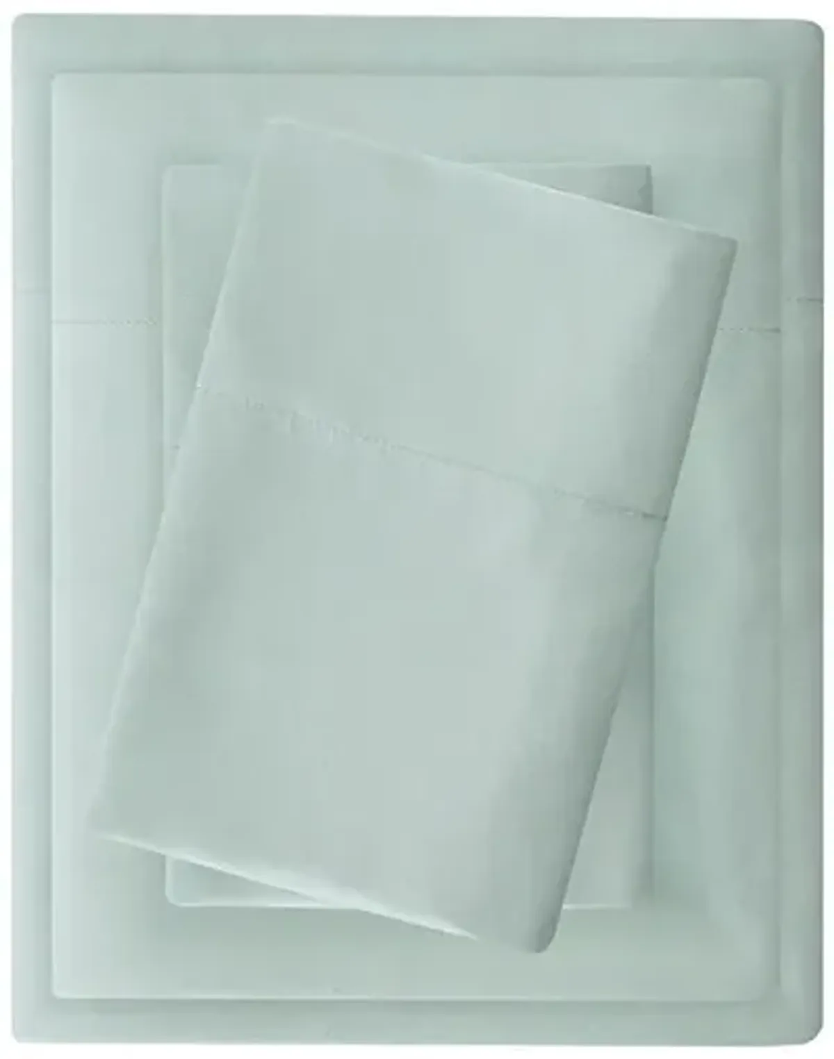 Madison Park 3M Microcell Seafoam Luxurious Brushed Microfiber Deep Pocket Sheet Set