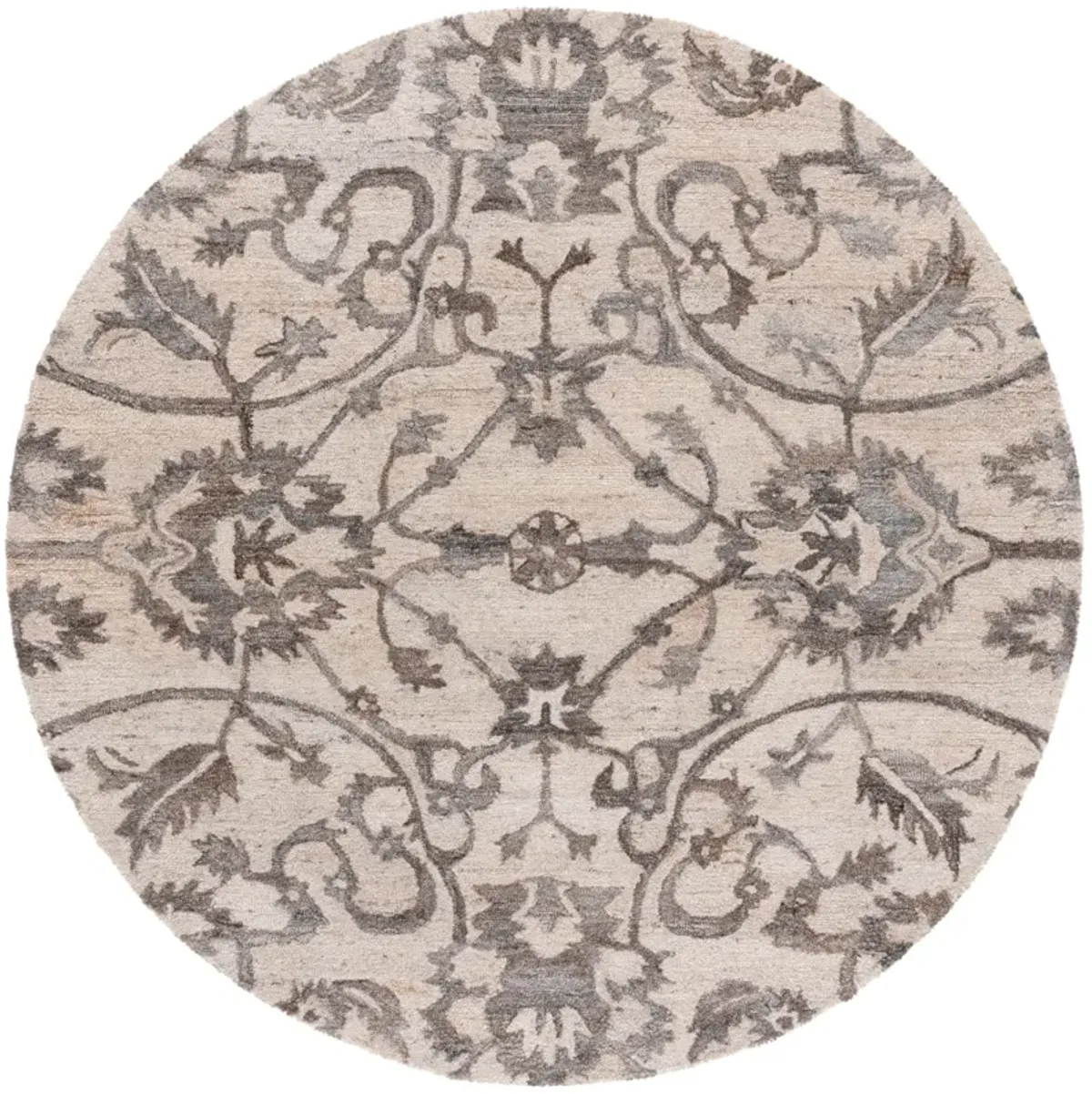 ANATOLIA 401 IVORY  6' x 6' Round Round Rug