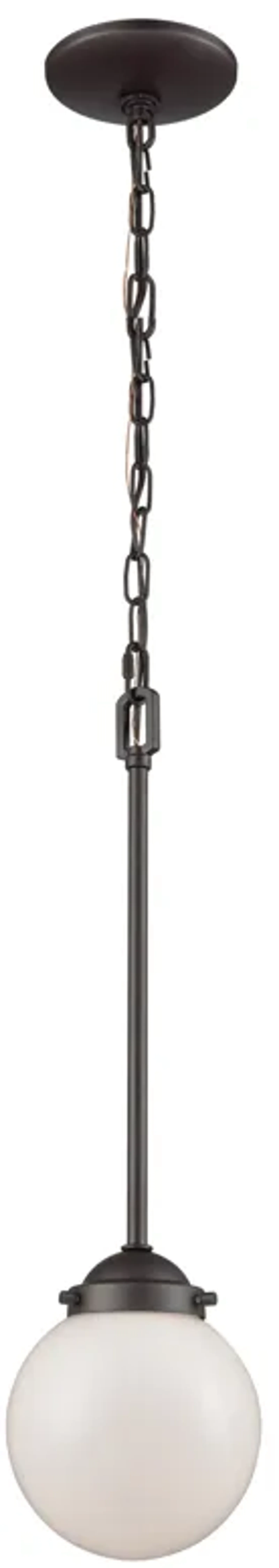 Beckett 6" Wide 1-Light Mini Pendant - Oil Rubbed Bronze