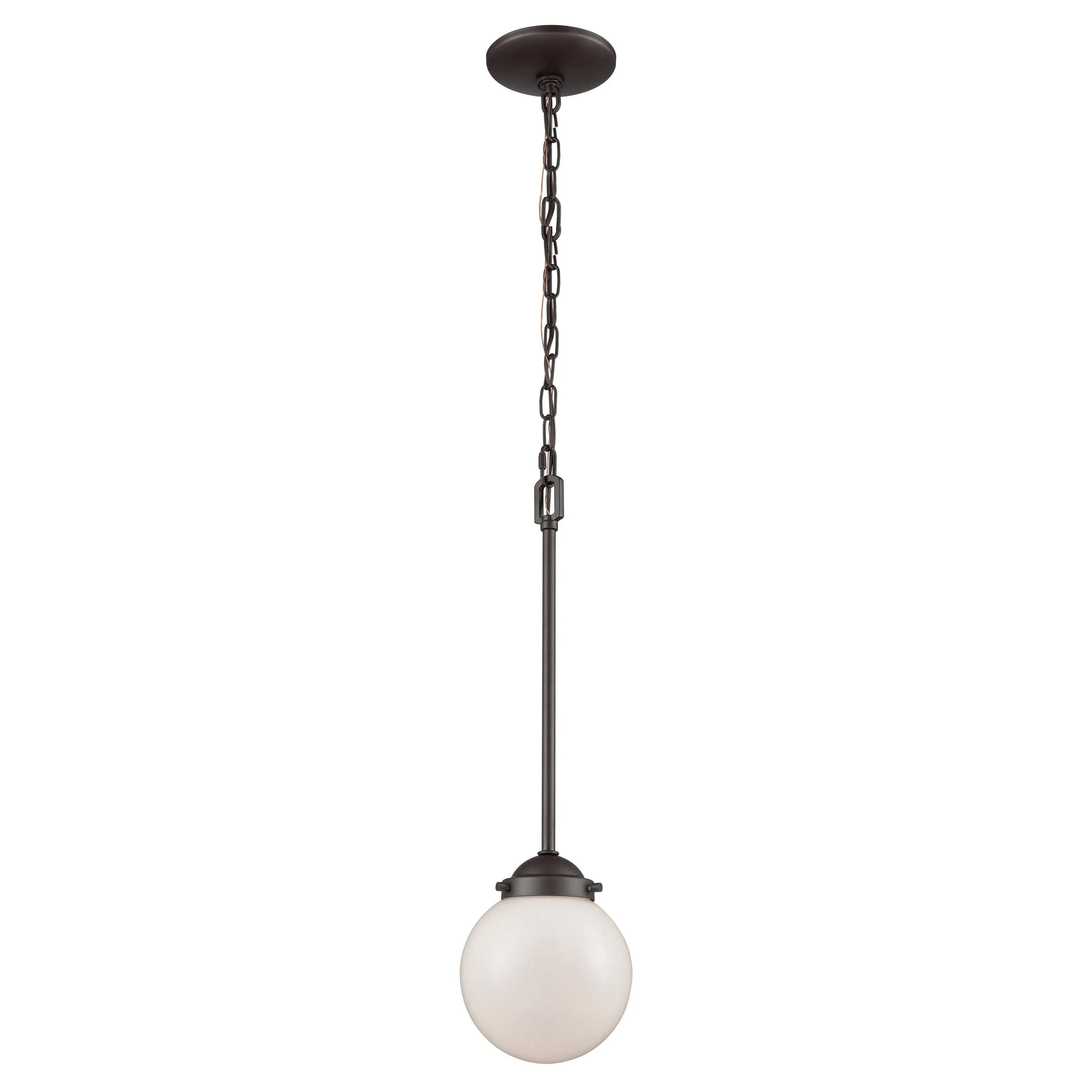 Beckett 6" Wide 1-Light Mini Pendant - Oil Rubbed Bronze