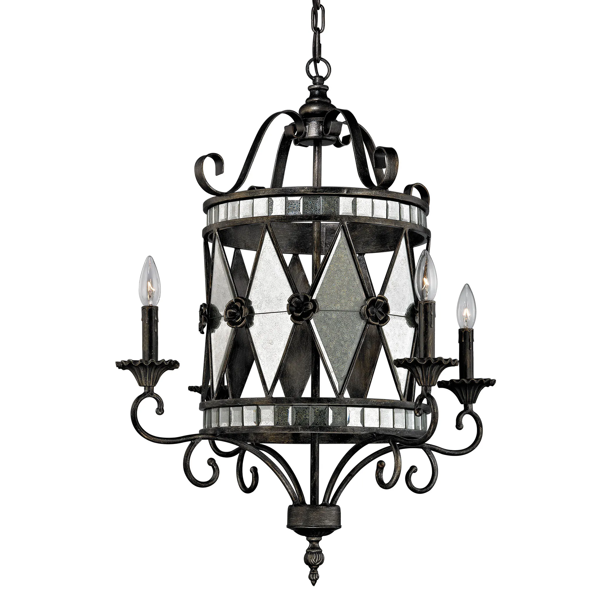 Mariana 26" Wide 4-Light Chandelier - Silver