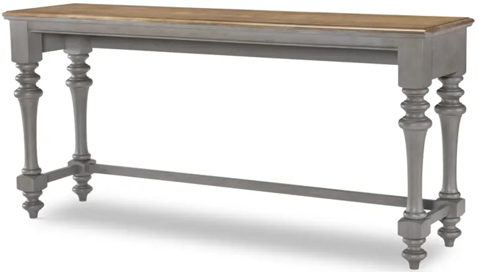 Kingston (sandalwood Brown + Tweed Gray) Sofa Table