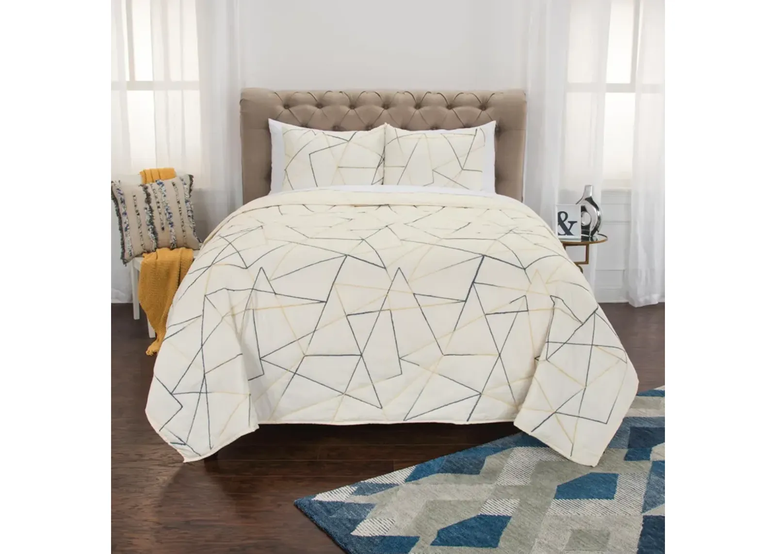 Julian Abstract Gold King Sham