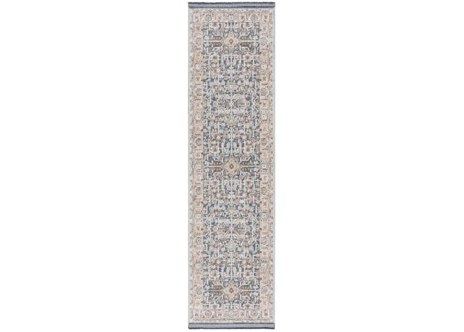 VIVALDI 546 Blue  2'-2' X 8' Runner Rug