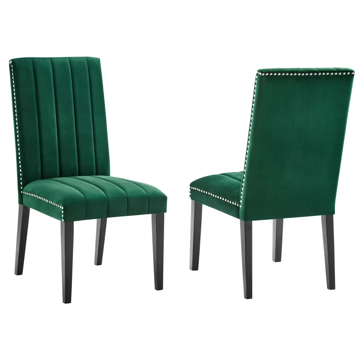 Catalyst Performance Velvet Dining Side Chairs - Set of 2