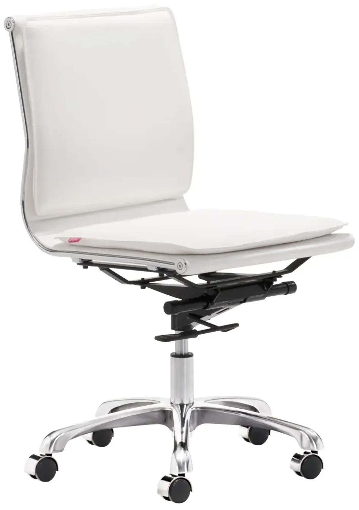 Lider Plus Armless Office Chair White