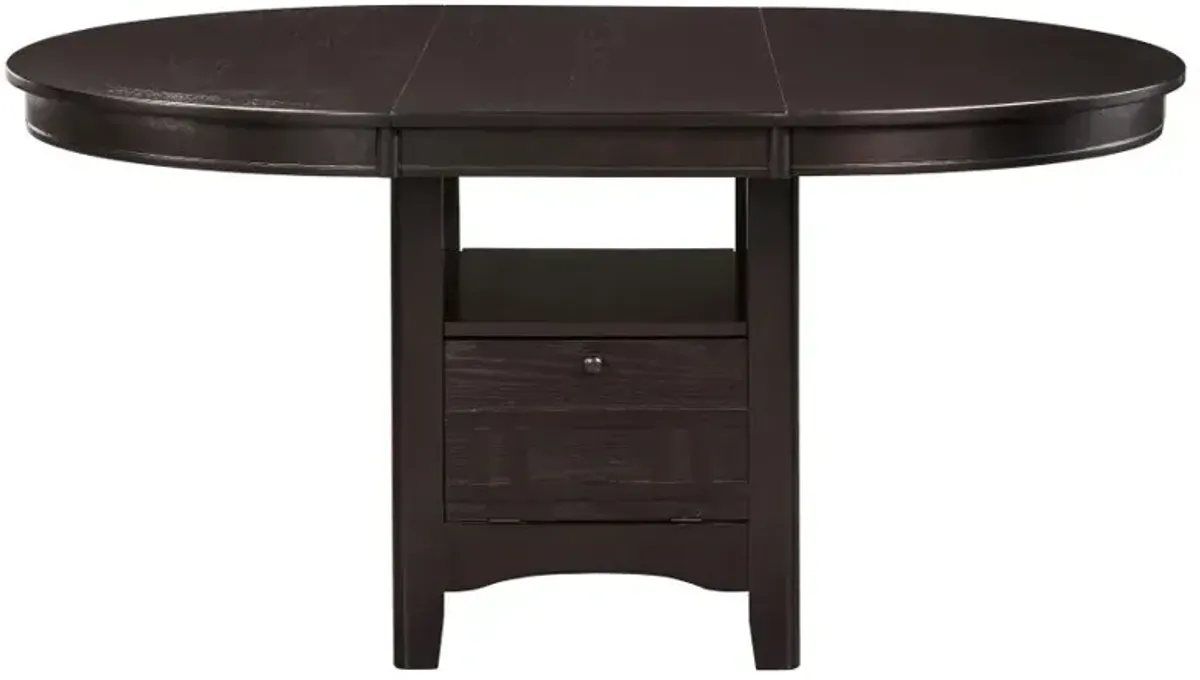 Lavon Dining Table with Storage Espresso